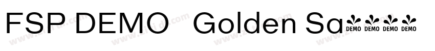 FSP DEMO   Golden Sa字体转换